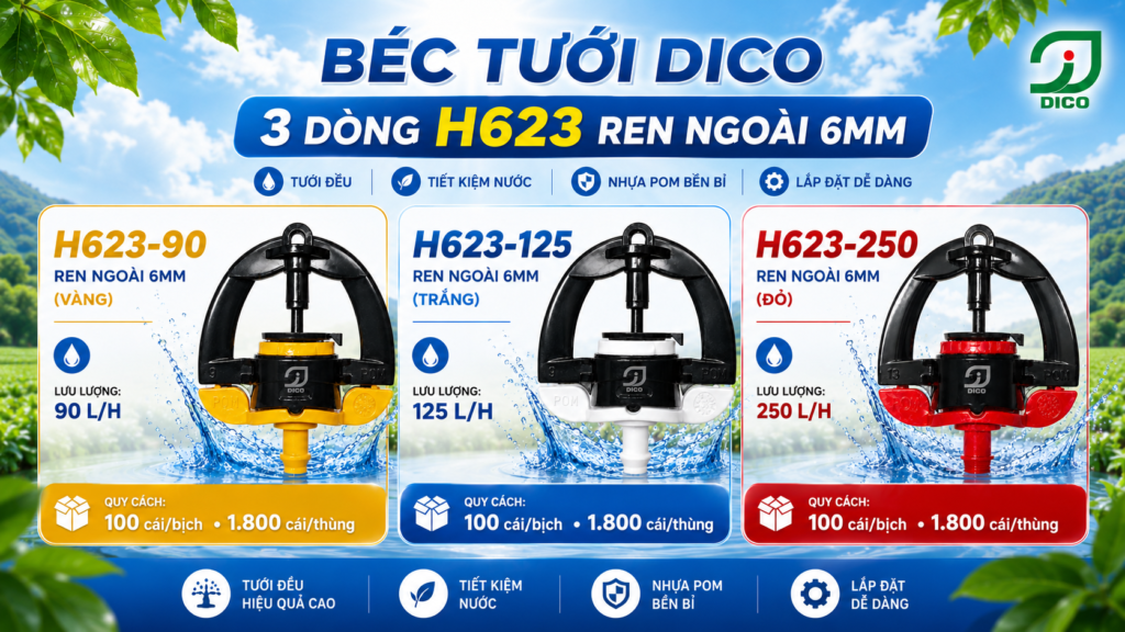 BÉC TƯỚI DICO 632